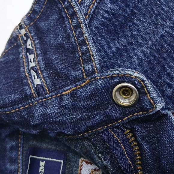 RARE Vintage 90s Phat Farm Denim Jumpsuit‎ One Piece Coveralls 4 KIDS - Picture 4 of 9